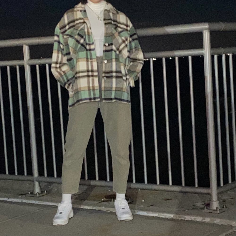 Plaid thick flannel
